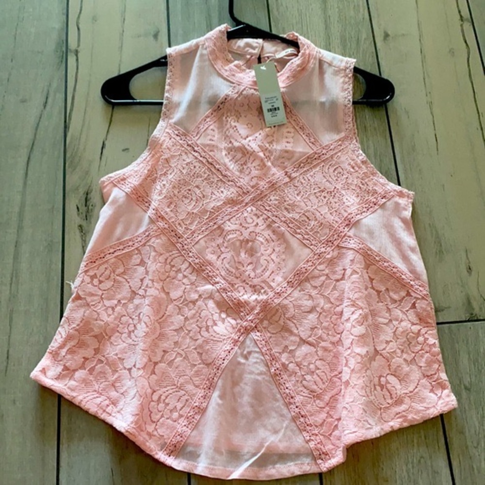 Mi Ami high neck sleeveless blouse